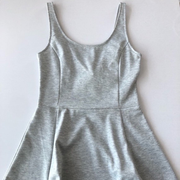 NWT Divided H&M Gray Skater Dress - Picture 3 of 5